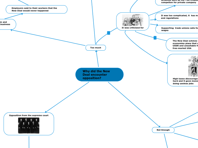 Why did the New Deal encounter opposition?