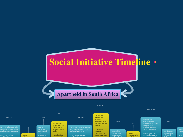 Social Initiative Timeline