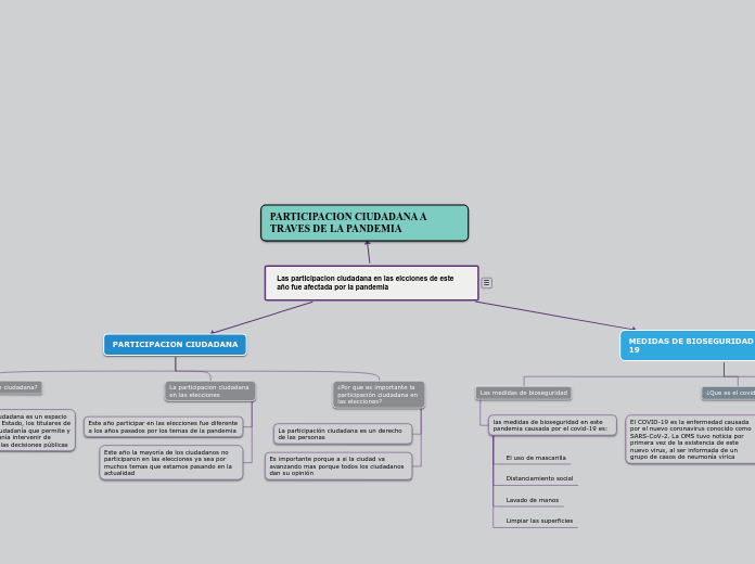 Las participacion ciudadana en las elcc...- Mapa Mental