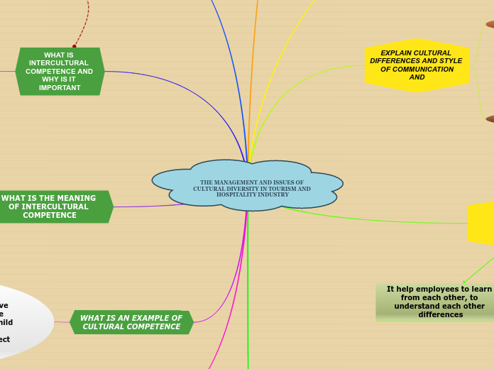 THE MANAGEMENT AND ISSUES OF CULTURAL DIVE...- Mind Map