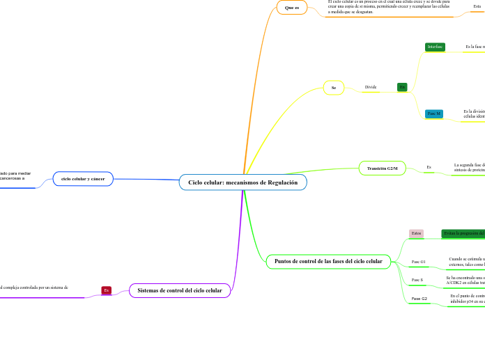 Ciclo celular: mecanismos de Regulación