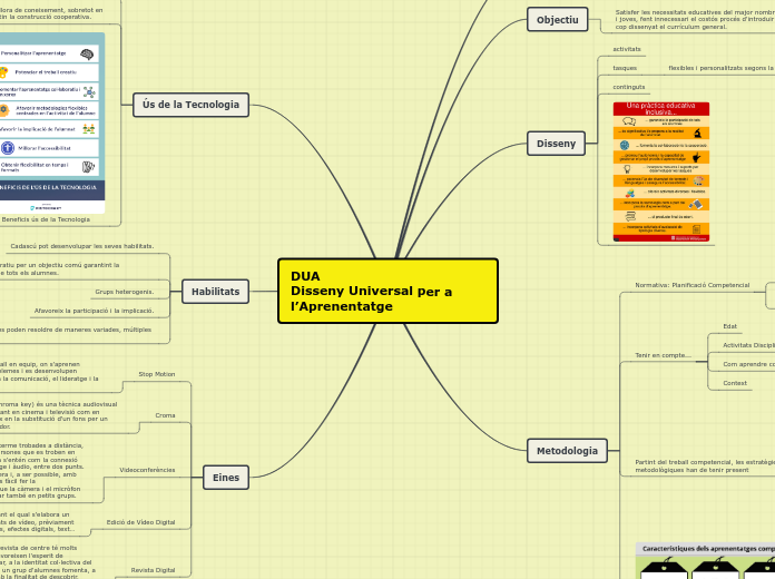 DUA
Disseny Universal per a l’Aprenenta...- Mapa Mental