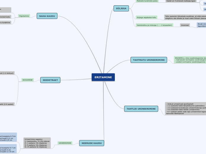 ERITAMINE - Mind Map