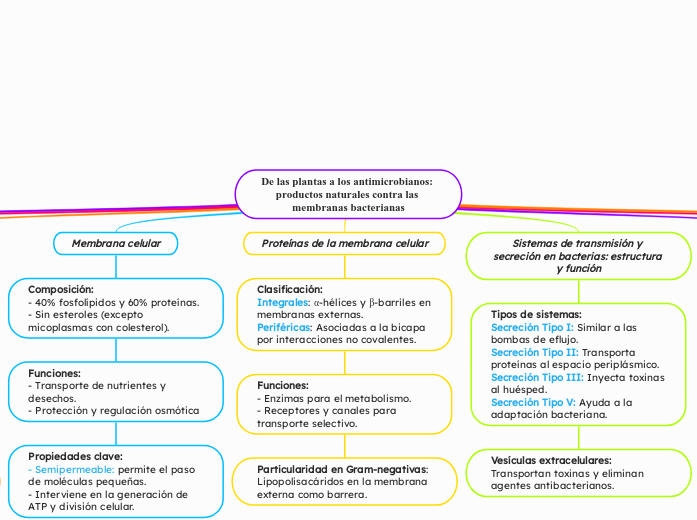 De las plantas a los antimicrobianos: productos naturales contra las 
membranas bacterianas
