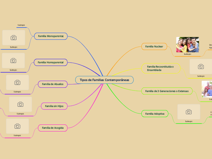 Tipos de Familias Contemporáneas