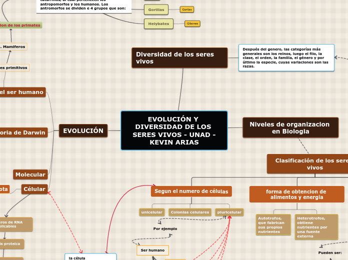 EVOLUCIÓN Y DIVERSIDAD DE LOS SERES VIVOS - UNAD -KEVIN ARIAS