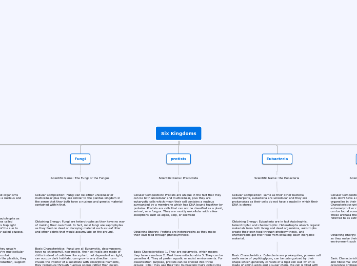 Madelaine Paradis Six Kingdoms Mind Map