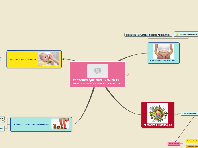 FACTORES QUE INFLUYEN EN EL DESARROLLO ...- Mapa Mental