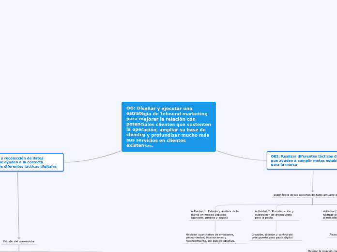 OG: Diseñar y ejecutar una estrategia d...- Mapa Mental