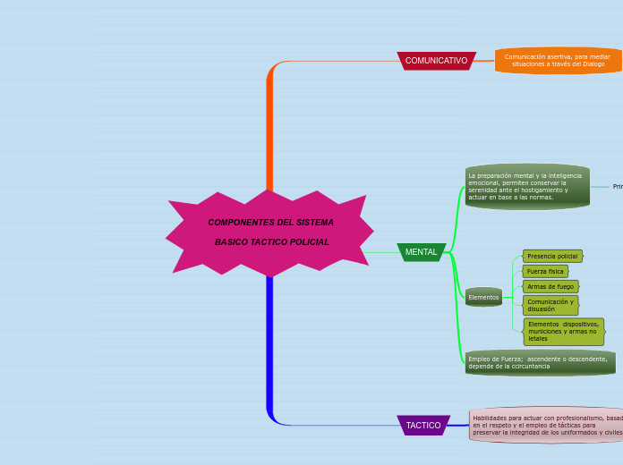 COMPONENTES DEL SISTEMA BASICO TACTICO POLICIAL