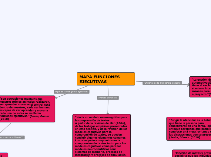 MAPA FUNCIONES EJECUTIVAS