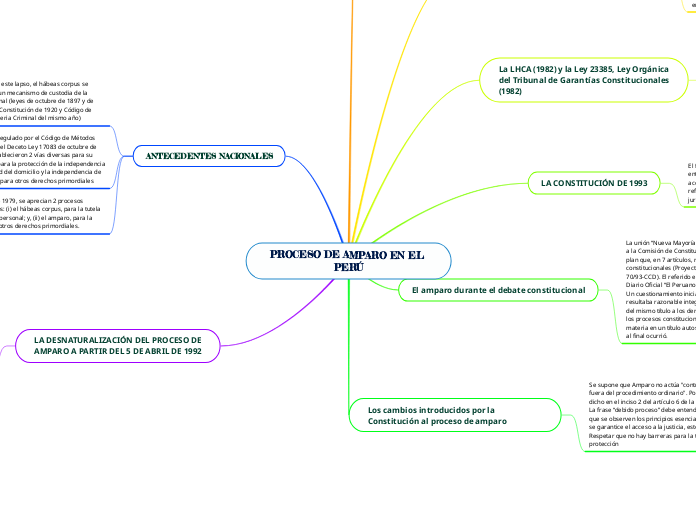 PROCESO DE AMPARO EN EL PERÚ