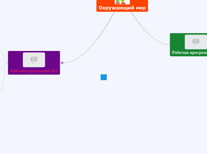 Анализ рабочих программ по окруж...- Мыслительная карта