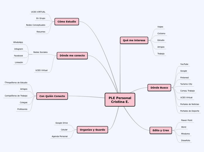 PLE Personal
Cristina E. - Mapa Mental