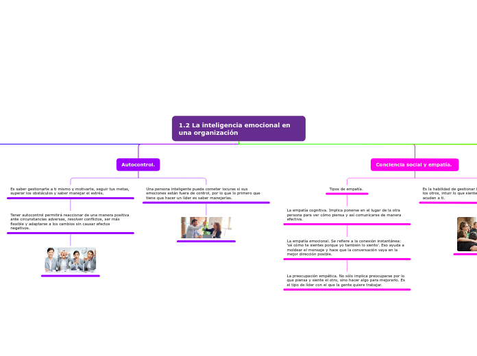 1.2 La inteligencia emocional en una organización