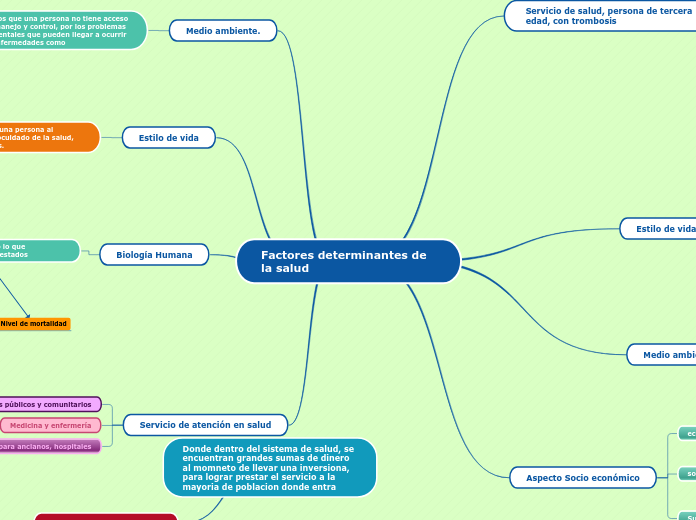 Factores determinantes de la salud