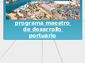 programa maestro de desarrollo portuario