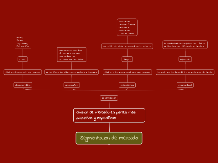 Segmentacion de mercado
