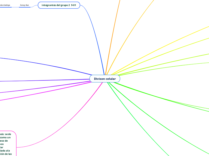 Divison celular - Mapa Mental