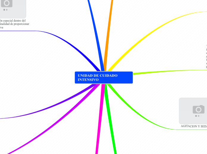 UNIDAD DE CUIDADO     INTENSIVO - Mapa Mental