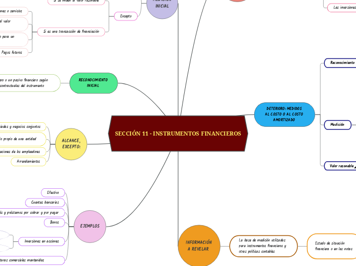 SECCIÓN 11 - INSTRUMENTOS FINANCIEROS