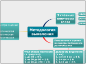 Методология 
выявления - Мыслительная карта