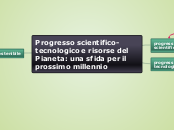 Progresso scientifico-tecnologico e r...- Mappa Mentale