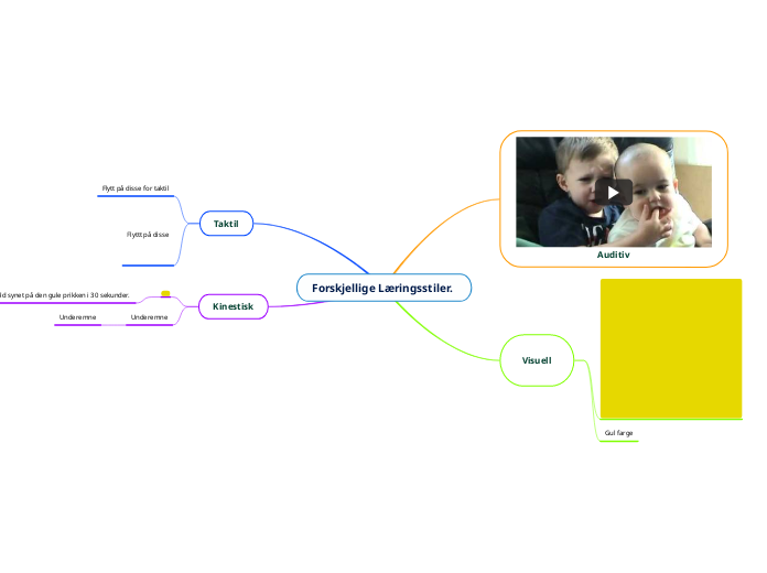 Forskjellige Læringsstiler. 