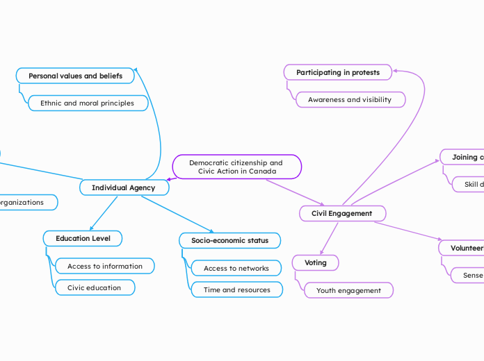 Democratic citizenship and 
Civic Action in Canada
