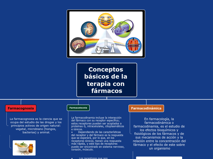 Conceptos básicos de la terapia con fár...- Mapa Mental