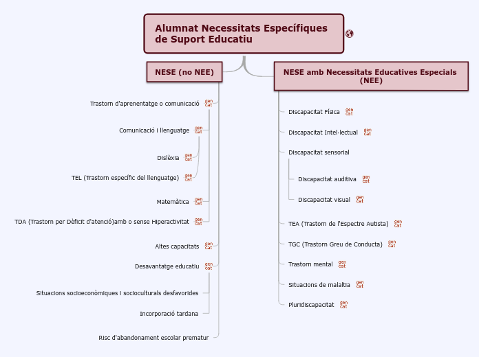 Alumnat Necessitats Específiques de Sup...- Mapa Mental