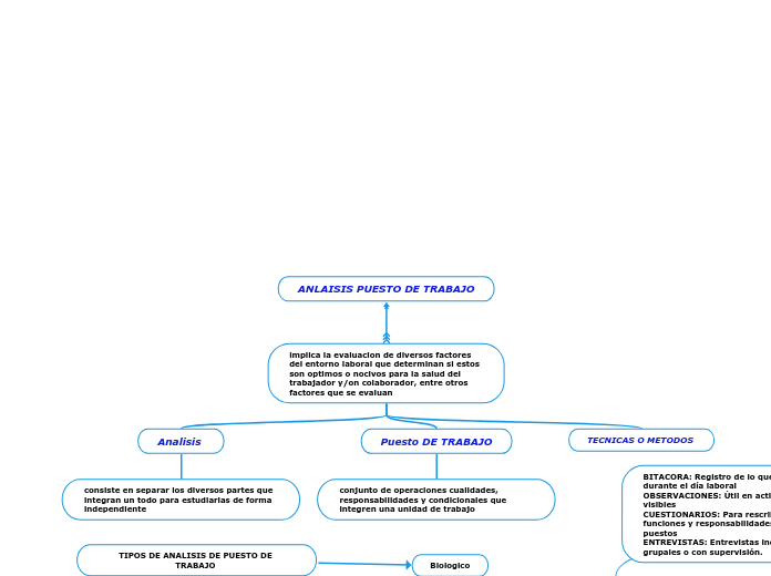 ANLAISIS PUESTO DE TRABAJO