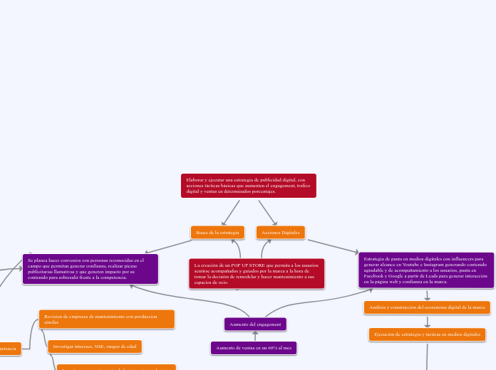 Elaborar y ejecutar una estrategia de p...- Mapa Mental