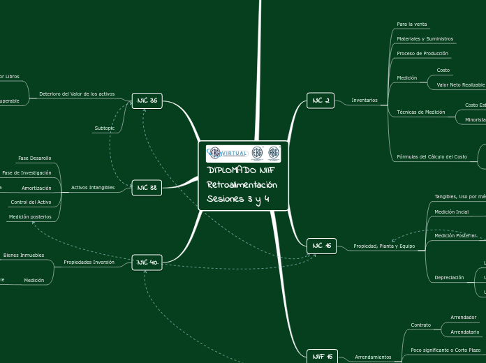 DIPLOMADO NIIF                         ...- Mapa Mental