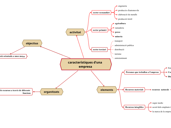 característiques d'una empresa