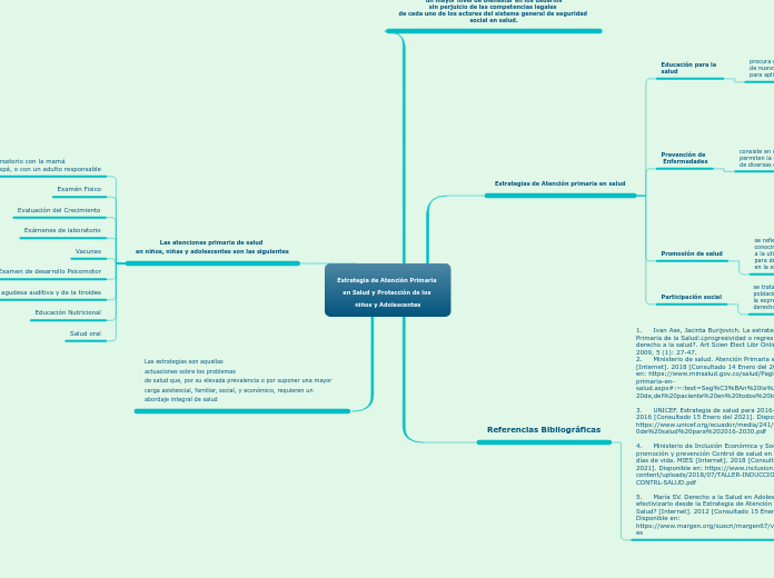 Estrategia de Atención Primaria 
en Salud y Protección de los niños y Adolescentes
