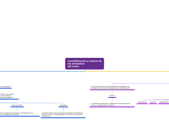 Contabilización y control de
los elemen...- Mapa Mental