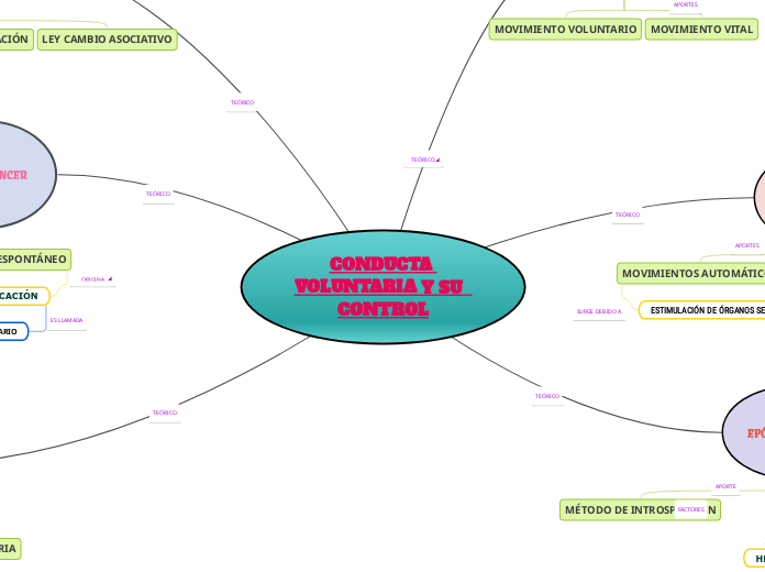 CONDUCTA VOLUNTARIA Y SU  CONTROL