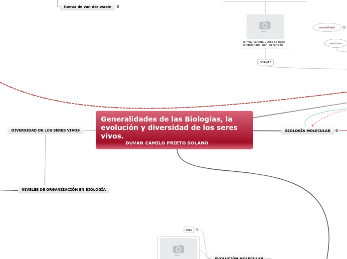 Generalidades de las Biologías, la evol...- Mapa Mental