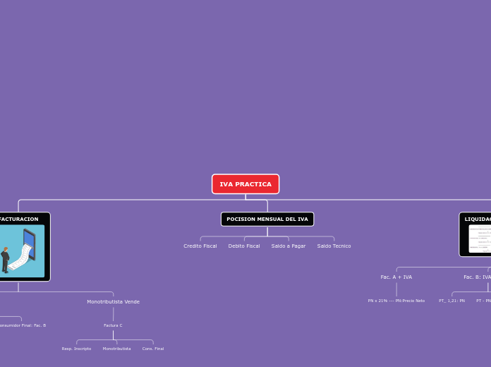 IVA PRACTICA - Mapa Mental