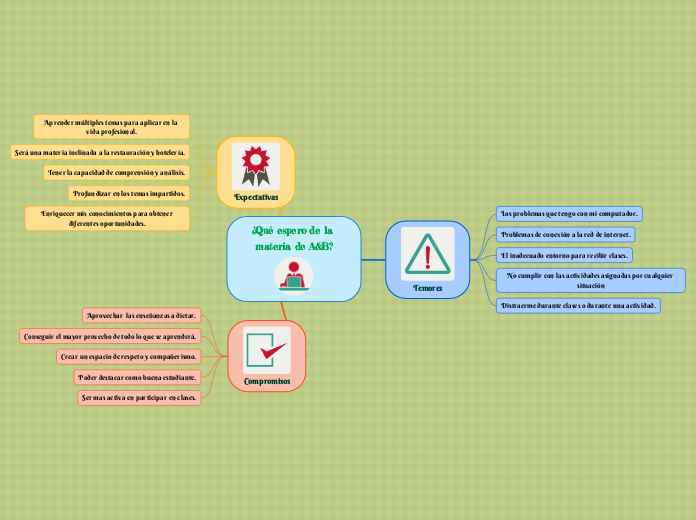 ¿Qué espero de la materia de A&B?