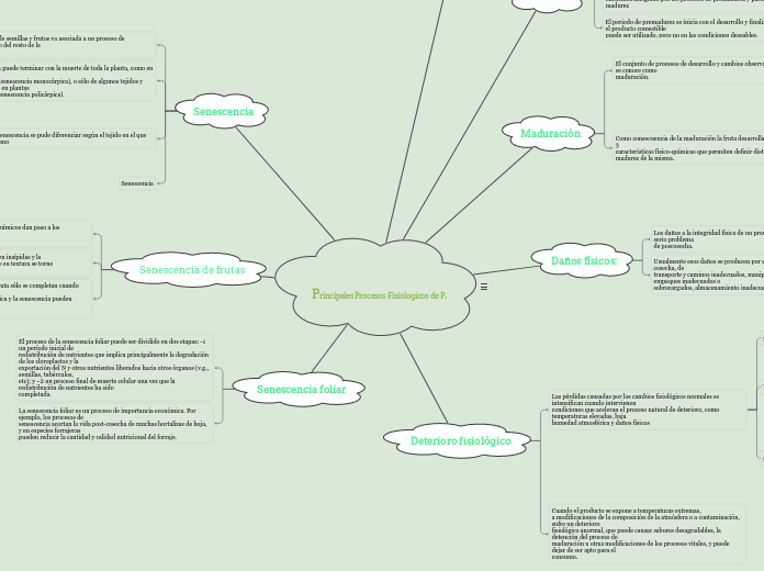 Principales Procesos Fisiologicos de P.