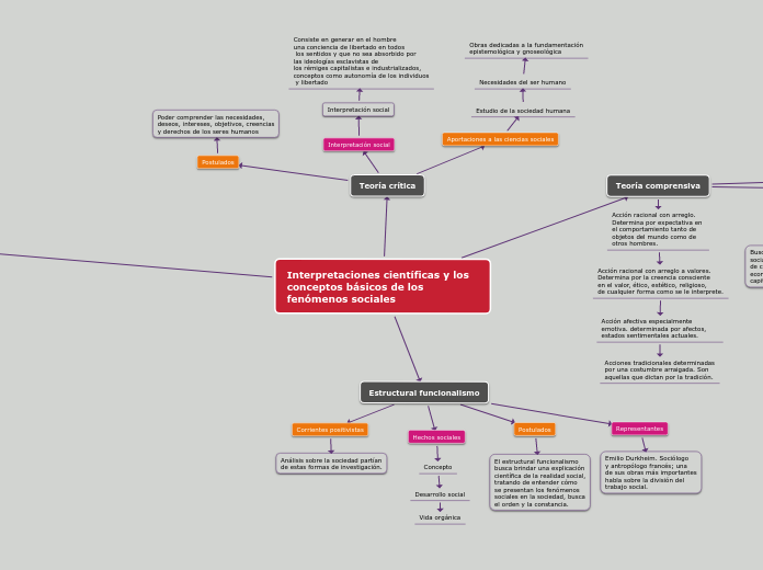 Interpretaciones científicas y los conceptos básicos de los fenómenos sociales