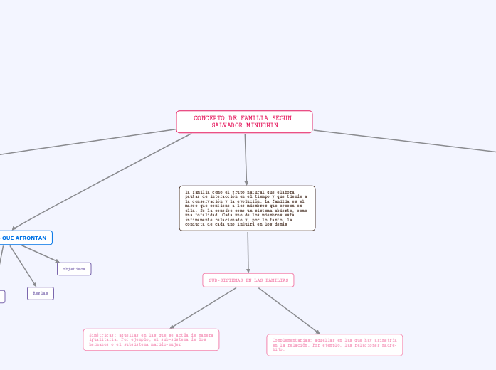 CONCEPTO DE FAMILIA SEGUN SALVADOR MINUCHIN