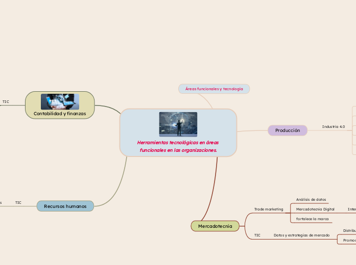 Herramientas tecnológicas en áreas funcionales en las organizaciones.