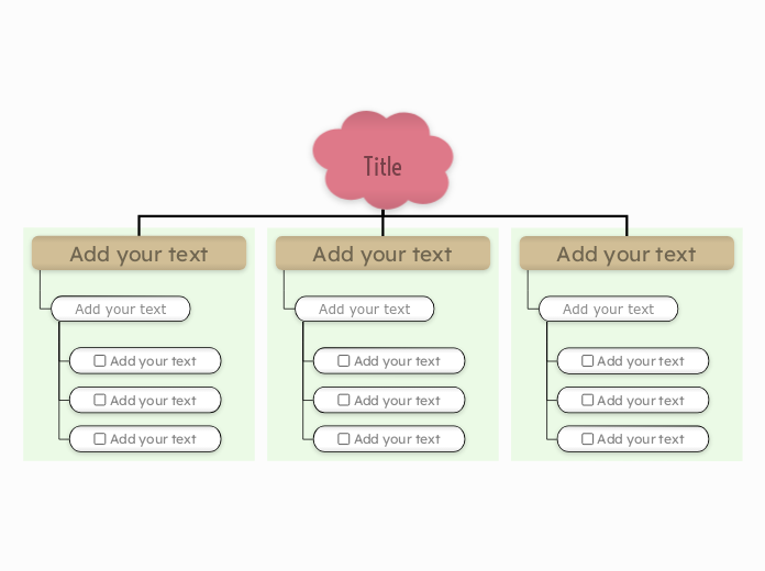 Green sticky notes & checkboxes