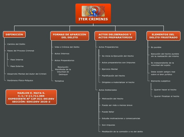 ITER CRIMINIS - Mapa Mental