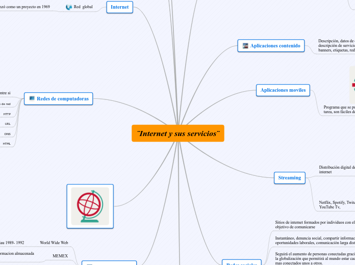 ¨Internet y sus servicios¨