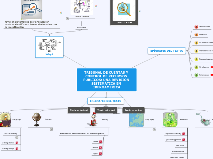 TRIBUNAL DE CUENTAS Y CONTROL DE RECURSOS ...- Mind Map