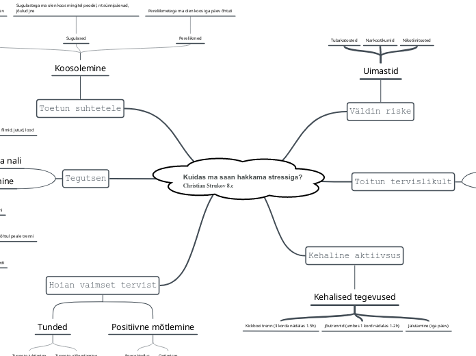 Kuidas ma saan hakkama stressiga? Christian Strukov 8.c